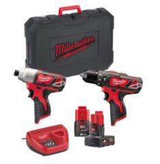 Купити Набір електроінструменту MILWAUKEE M12 BPP2B-421C
