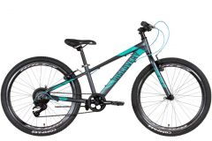 Купить Велосипед Discovery 24 QUBE Vbr рама-11,5`` AL 2022 серо-бирюзовый (м)