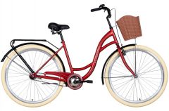 Купить Велосипед Dorozhnik 28 AQUAMARINE 19`` ST с багажником зад St, с крылом St, с корзиной Pl 2022