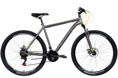 Купить Велосипед Discovery 29 RIDER AM DD рама-19`` ST 2022 темно-серебристый с желтым (м)