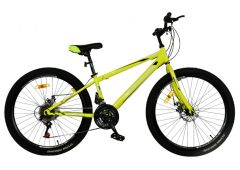 Купить Велосипед CrossBike 26`` Spark D-Steel 2023 Рама 13`` neon yellow