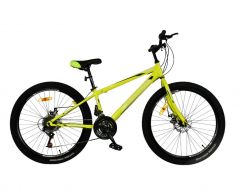 Купити Велосипед CrossBike 24 Spark D-Steel 2022 Рама 11 neon yellow