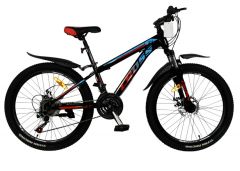 Купити Велосипед Cross 24`` Fast-Рама-12`` black- blue-red