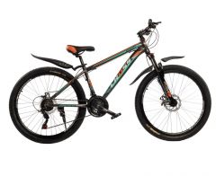 Купить Велосипед Cross 26`` XC2621 2022 Рама-15`` gray-turquoise-orange