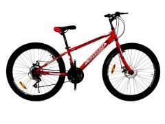 Купити Велосипед CrossBike 26`` Spark D-Steel Рама 13`` red