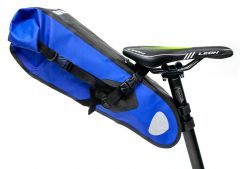Купити Велосумка байкпакінг під сідло BRAVVOS A2-402, 62x14x14cm, водовідштовх. матеріал, чорно-синій