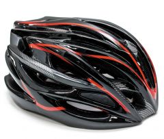Купити Шолом велосипедний FSK AH404, 56-63 см чорно-червоний