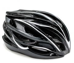 Купить Шлем велосипедный FSK AH404, 56-63 см чёрно-белый