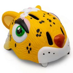 Купить Шлем велосипедный Crazy Safety Желтый леопард, детский, 49-55 см