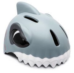 Купить Шлем велосипедный Crazy Safety Белая акула, детский 49-55 см