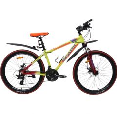 Купить Велосипед SPARK TRACKER 26`` ал15`` ам лок-аут диск неон желтый