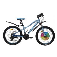 Купить Велосипед SPARK HUNTER 24 ал14 ам лок-аут диск светло-голубой