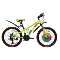 Купить Велосипед SPARK FORESTER 2.0 24 ст13 ам лок-аут диск неоновый желтый