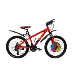 Купить Велосипед SPARK FORESTER 2.0 24 ст13 ам лок-аут диск неоновый алый красный