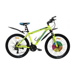 Купить Велосипед SPARK FORESTER 2.0 26 ст17 ам лок-аут диск неоновый желтый