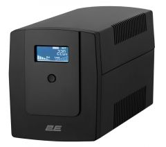 Купити Лінійно-інтерактивний ДБЖ 2E DD1200, 1200VA/720W, LCD, USB, 3XSCHUKO (2E-DD1200)