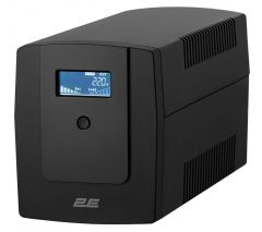 Купити Лінійно-інтерактивний ДБЖ 2E DD1500, 1500VA/900W, LCD, USB, 3xSchuko (2E-DD1500)