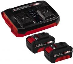 Купити Комплект акумулятори+зарядний пристрій Einhell Twincharger Kit 18V 4.0Ah (4512112)
