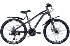 Купить Велосипед 24 Formula DAKAR AM DD рама-13 радужный серебристый с крылом Pl 2024