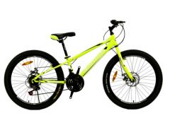 Купити Велосипед CrossBike 24 Spark D-Al Рама 11 neon yellow