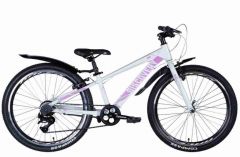 Купить Велосипед Discovery 24 AL QUBE Vbr рама-11,5 бело-розовый (м)