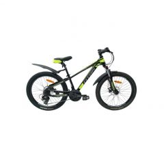 Купити Велосипед Titan 24 AL FOX 2024 Рама-12 black-neon yellow