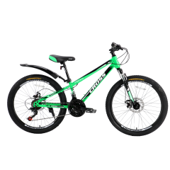 Купить Велосипед Cross 24 ST Focus 2024 Рама-11 green-black