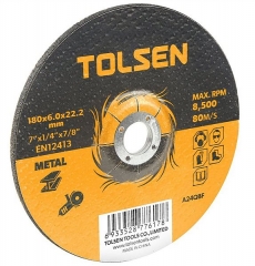 Купить Диск отрезной Tolsen по металлу 180х1.6х22.2 мм