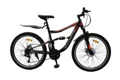 Купить Велосипед SPARK ATOM 26-ST-18-AM2-D (Черный с красным)