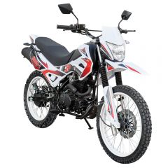Купити Мотоцикл Spark SP200D-1 (Зібраний з маслами) (Біло-червоний)
