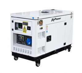 Дизельный генератор с водяным охлаждением ITC Power DG12000XSEm