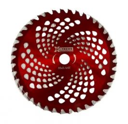 Ніж для мотокоси - 255x25.4x1.3ммx40Т RED (ПОБЕДІТ) (X-TREME)
