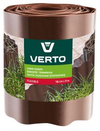 Стрічка газонна VERTO 15G514 15 cm x 9 m коричнева