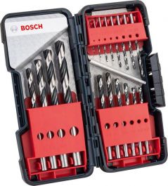 Набор свердел Bosch HSS PointTeQ  ToughBox 18 шт